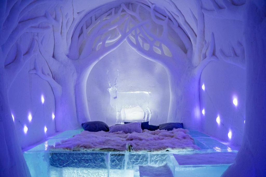 Sorrisniva Igloo Hotel, Alta, Norway — rebuilt in snow and ice each winter, since 1999